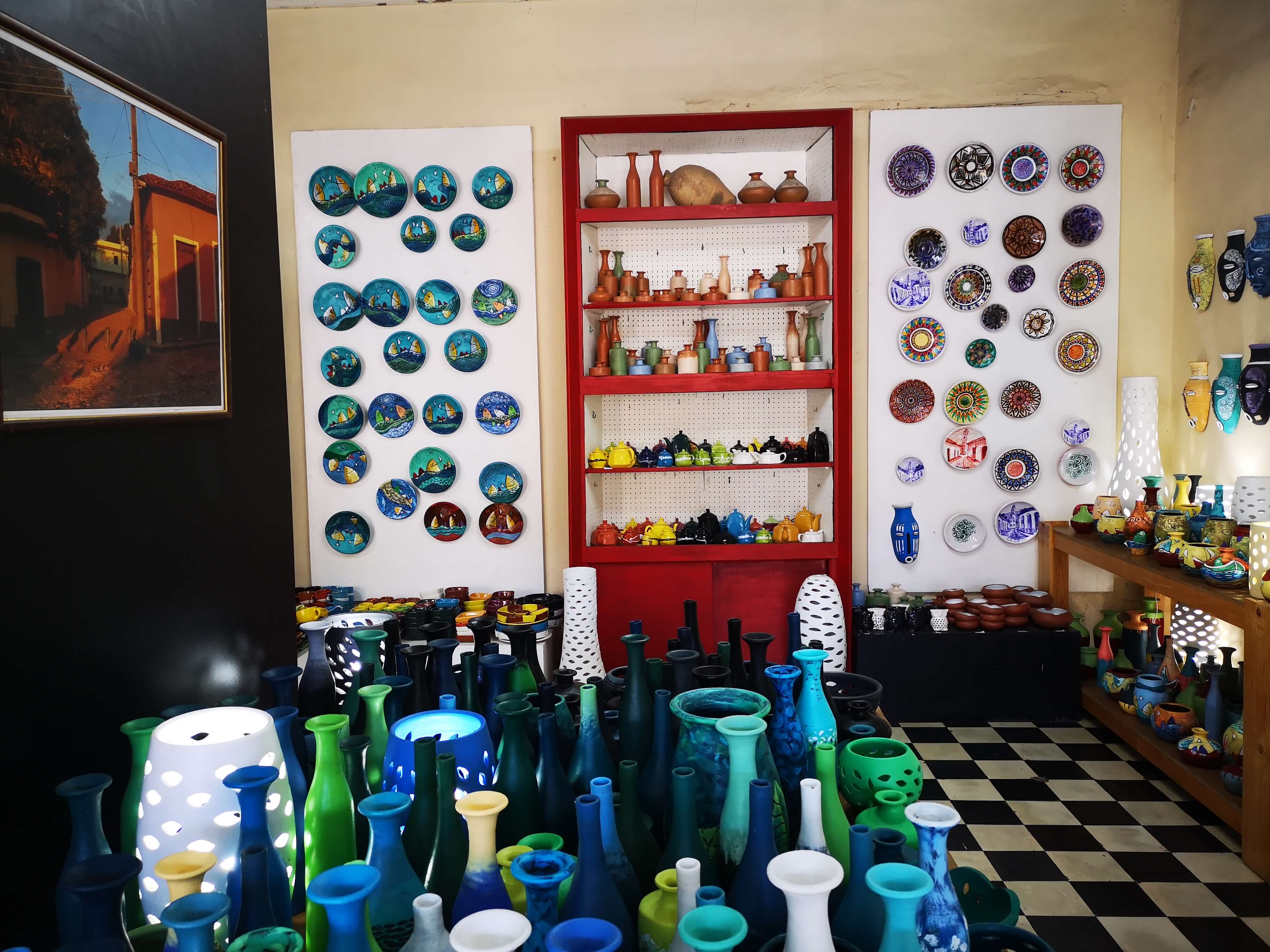 Shopping i Trinidad- keramikk og krimskrams